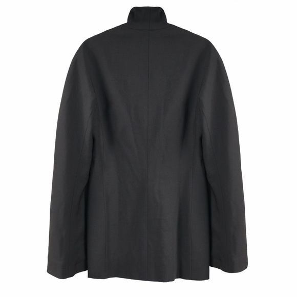 EMANUEL UNGARO Collection Women's Zip Front Wool Jacket Size 40 in Black - Picture 4 of 8